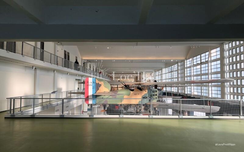 La mezzanine de la galerie de la Grande Guerre du Musée de l’Air et de l’Espace.