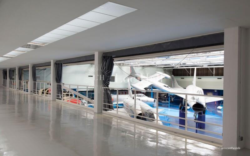 Une exposition dans le hall de la Cocarde du Musée de l’Air et de l’Espace.