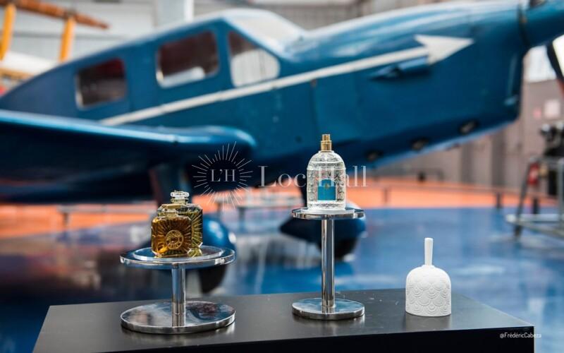Un lancement de parfums au Musée de l’Air et de l’Espace.