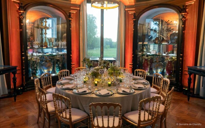Privatisation du Chateau de Chantilly pour repas d'affaires