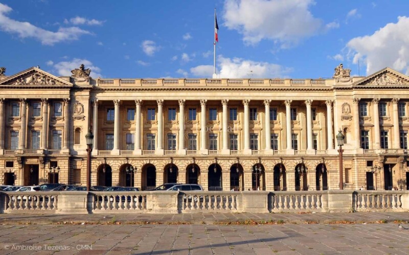 La majestueuse façade de l’Hôtel de la Marine.