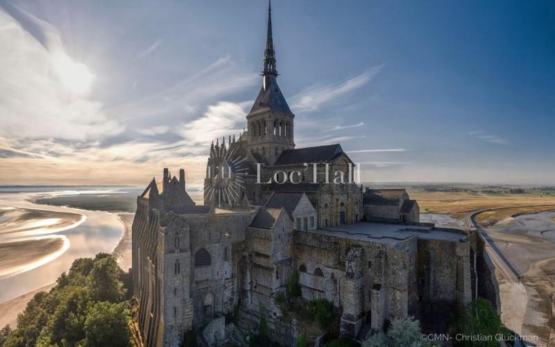 Une vue mythique de l’abbaye du Mont-Saint-Michel.