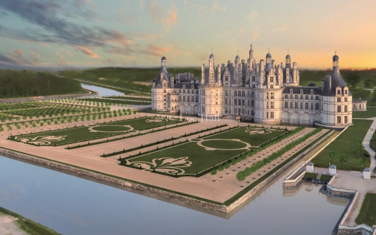 jardins à la française - château