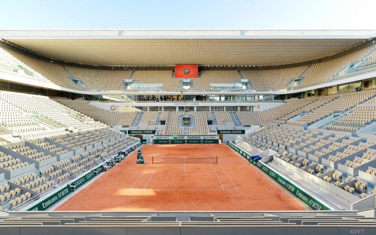 Stage Roland Garros - Court Philippe Chatrier