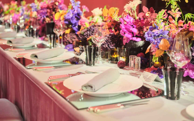 Petit Palais diner Loc Hall Events table