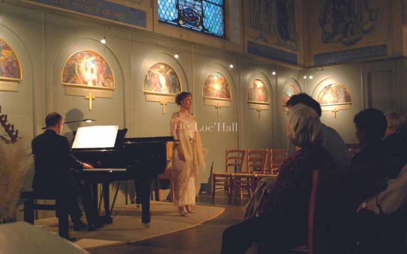 Un récital piano-chant dans la chapelle Maurice Denis.